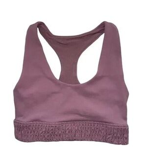 Sports Bra Glyder Womens Purple Racerback Pullover bra Blossom XS new
